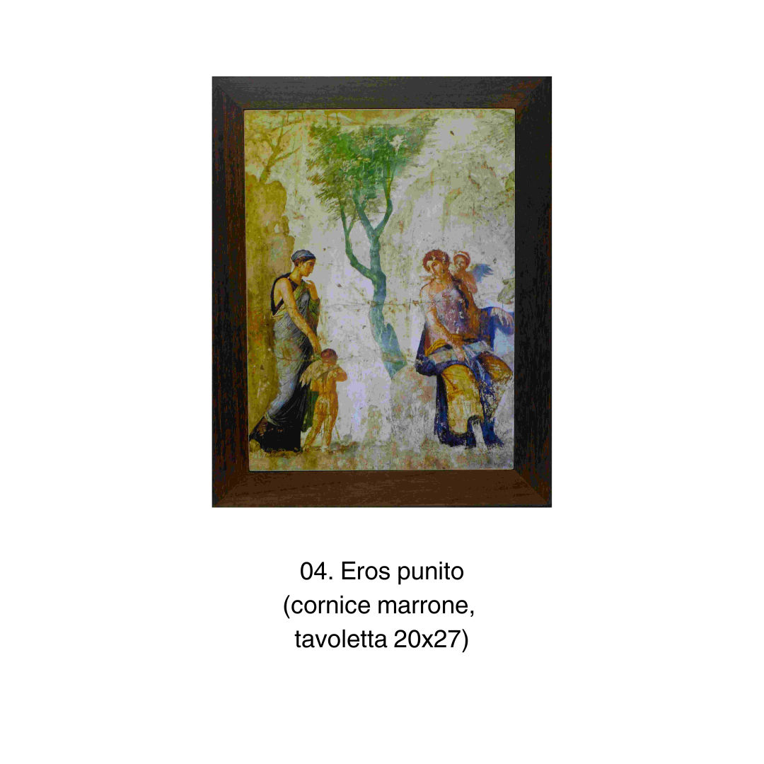 Tavolette 20x27 in cornice - Affreschi pompeiani