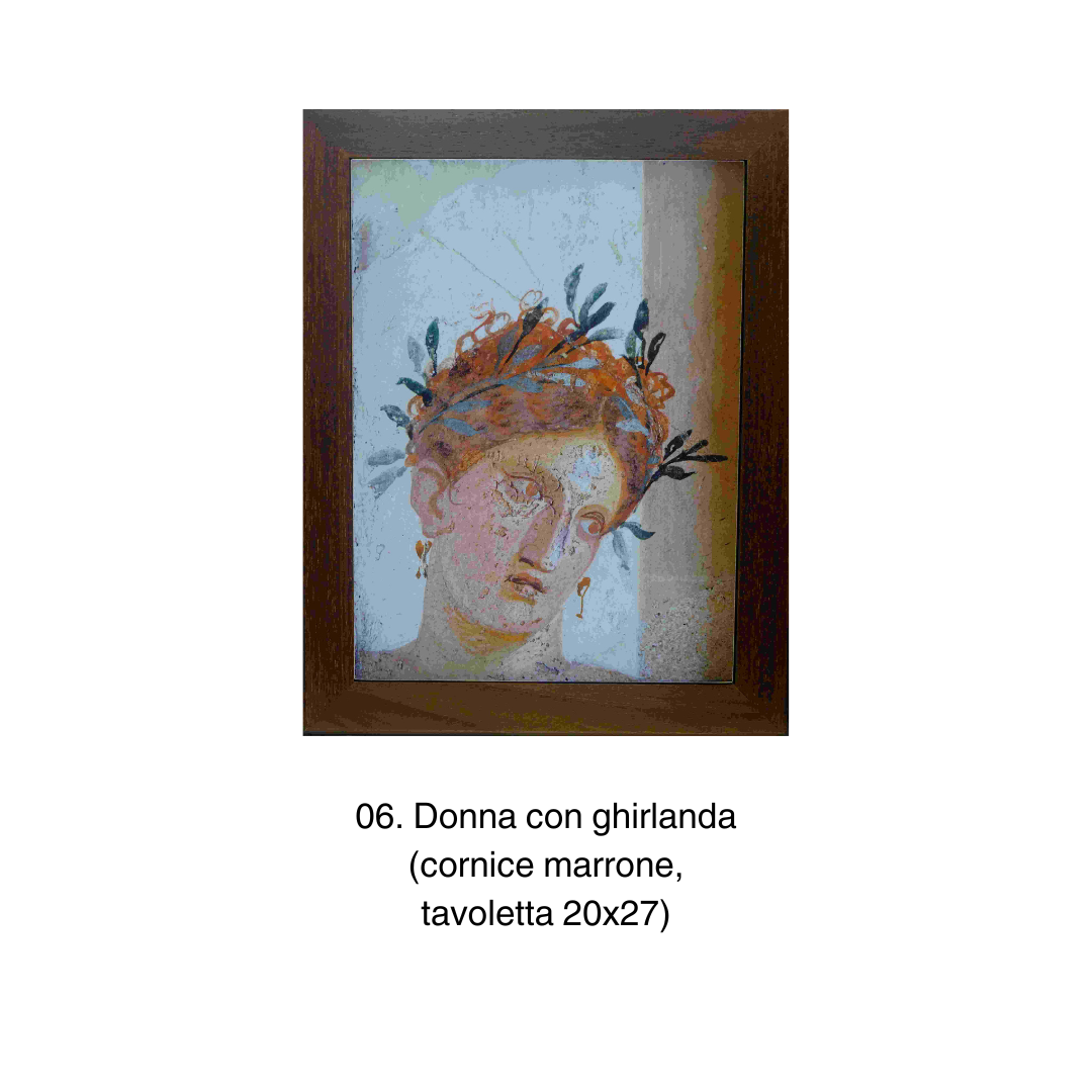 Tavolette 20x27 in cornice - Affreschi pompeiani
