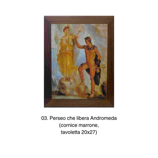 Tavolette 20x27 in cornice - Affreschi pompeiani