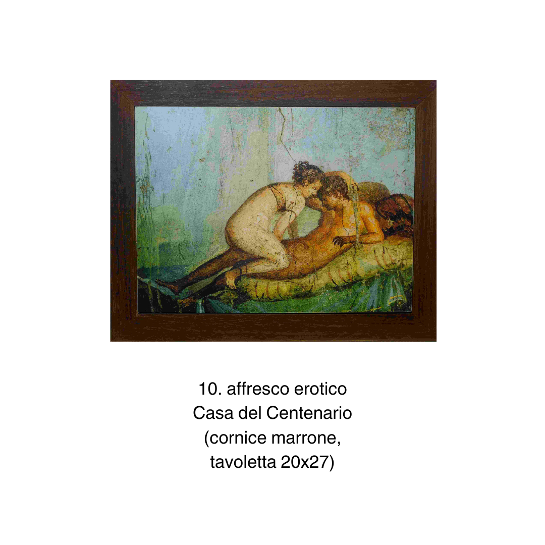 Tavolette 20x27 in cornice - Affreschi pompeiani