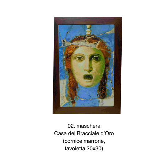 Tavolette 20x30 in cornice - Affreschi pompeiani