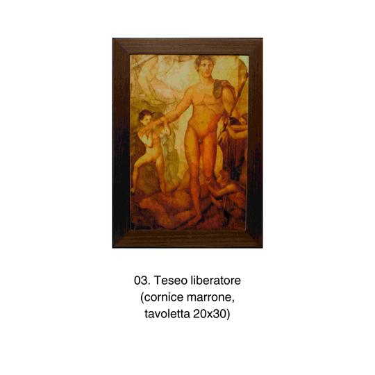 Tavolette 20x30 in cornice - Affreschi pompeiani
