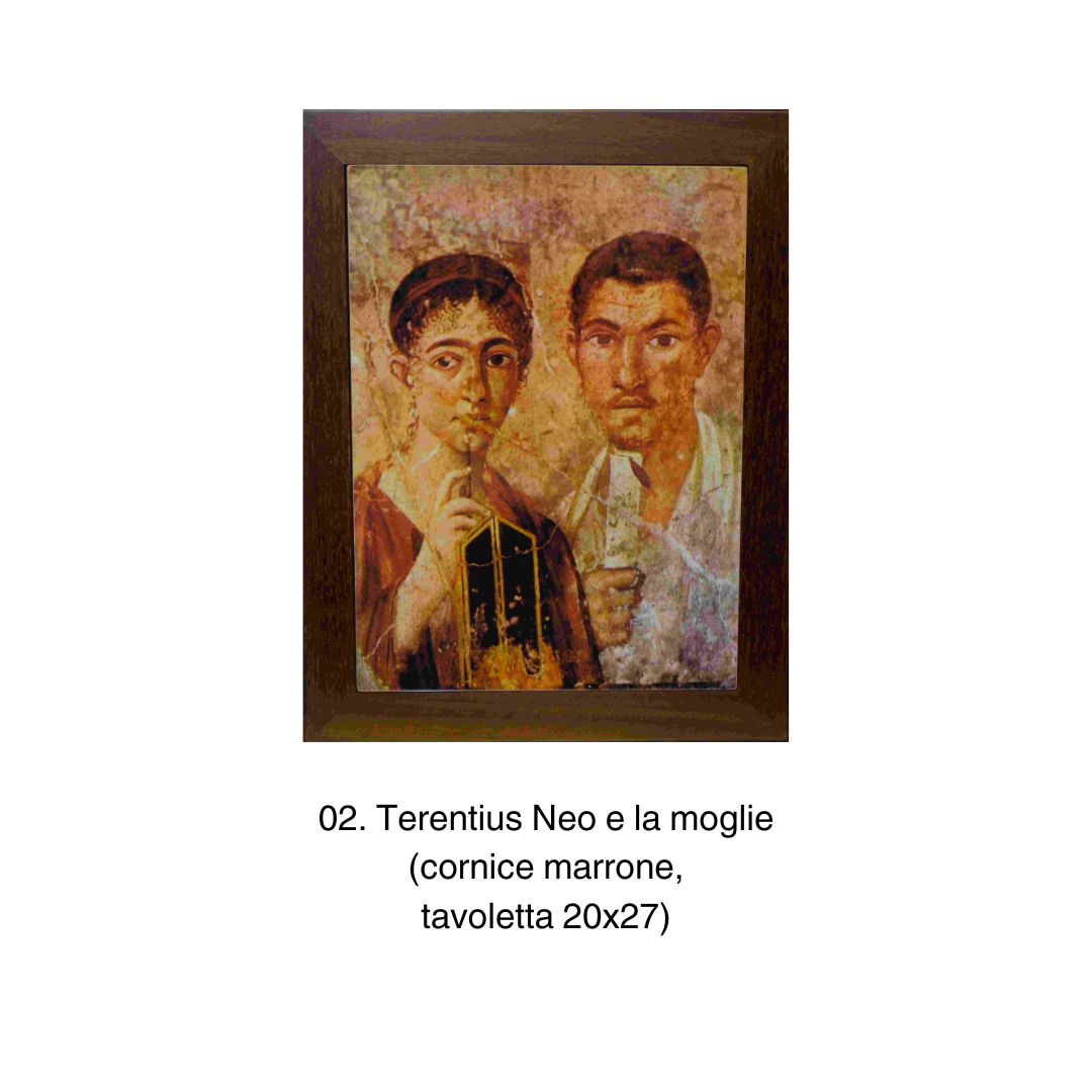 Tavolette 20x27 in cornice - Affreschi pompeiani