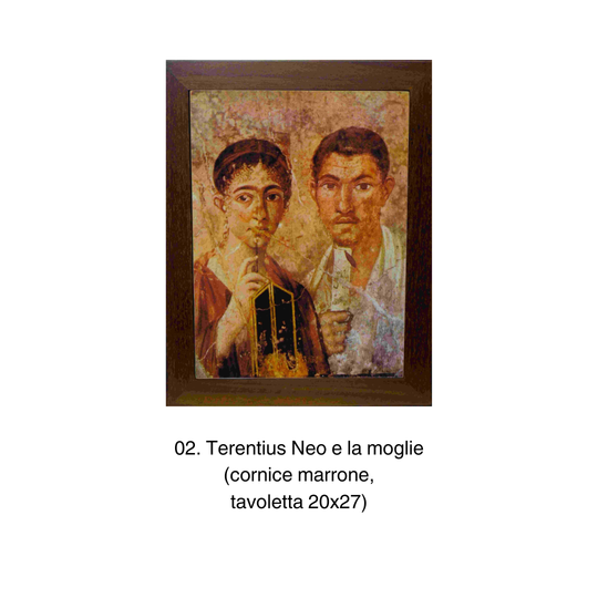 Tavolette 20x27 in cornice - Affreschi pompeiani