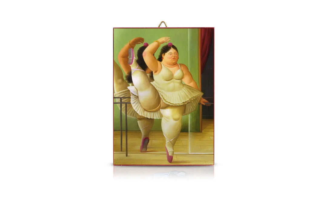 Quadretto Botero ballerina