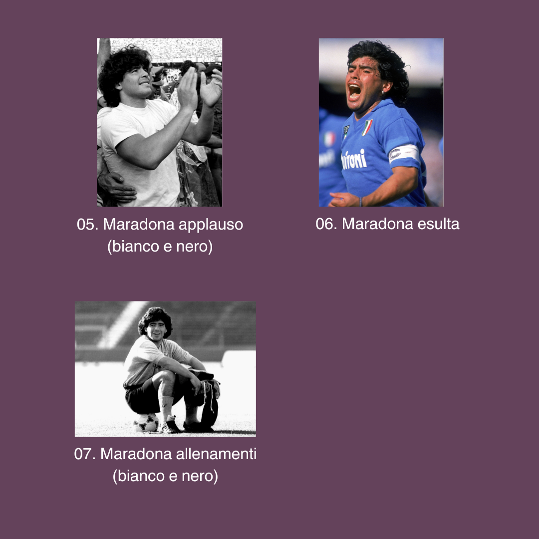 maradona quadretti