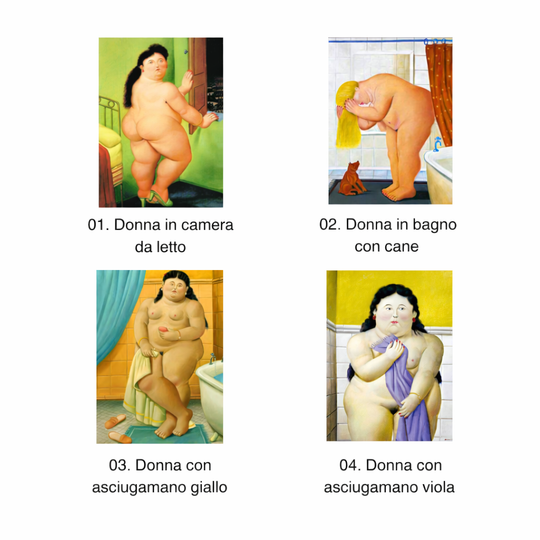 Magneti Botero "I nudi"