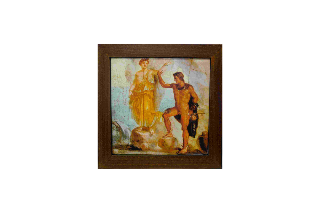 Mattonelle 20x20 in cornice - Affreschi pompeiani